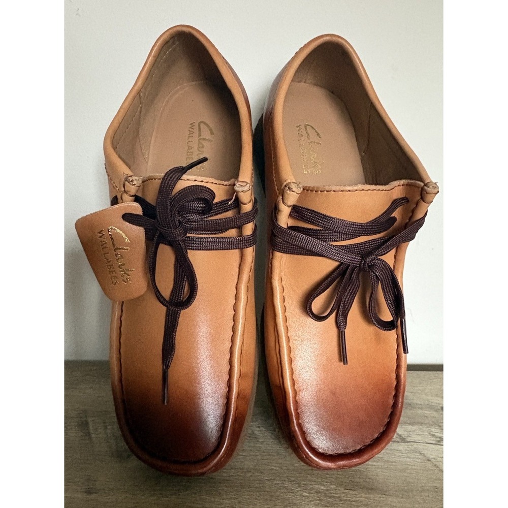 Clarks Wallabee 2 26158274 Mens Brown Leather Lace‎ Up Chukkas Boots Size 8 - Picture 16 of 16